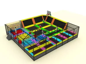 Niños Seguridad Colorido Espuma Pit Cubos Bloques Grandes Trampolines Parque Con Espuma Pit