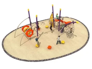 Parque infantil de aventuras al aire libre