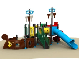 Parque infantil de exterior: se vende parque infantil temático de 2 plantas Amazing Pirate Ship