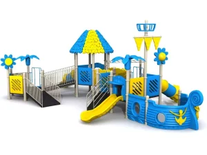 Se vende divertido juego infantil Barco Pirata de 2 capas