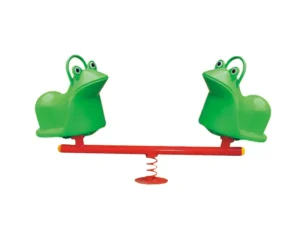 Preschooler green plastic fog spring teeter totter manufacturer