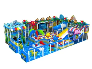 Comercial Mundo submarino Espacio de juegos interior para preescolares