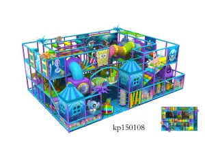 Centro de juegos de interior:Se vende parque infantil temático océano divertido para niños