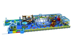 Parque infantil de interior:gran diversión infantil tema hielo y nieve en venta