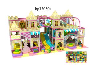 Parque infantil con temática de castillos