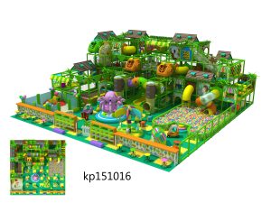 Proveedor de parques infantiles de interior: Zona de juegos Jungle Adventure con piscina de bolas y toboganes