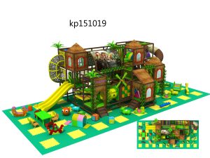 Increíble parque infantil cubierto prestonwood kidz tematizado con toboganes y zonas de aventura