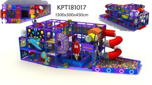 Play areas:3-story space-themed children's playground for sale