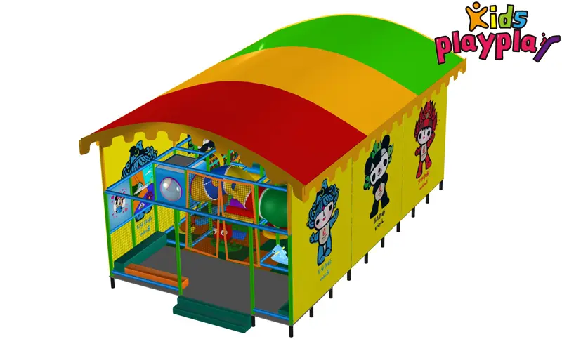 Covered Indoor Playground Project in Poland – All-Weather Soft Play Series 2 4 indoor project 5