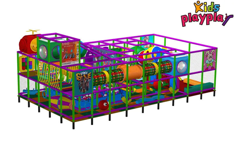 Covered Indoor Playground Project in Poland – All-Weather Soft Play Series 8 4 indoor project 7