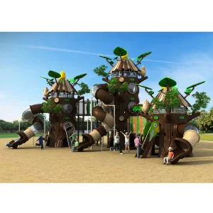 Treehouse Themed Playground Structure