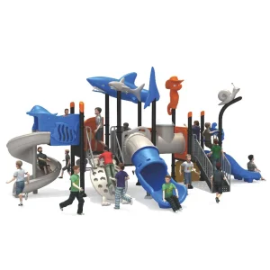 Commercial-grade marine-themed playground equipment with Marine Animal Designs for Kindergarten and Commercial Parks